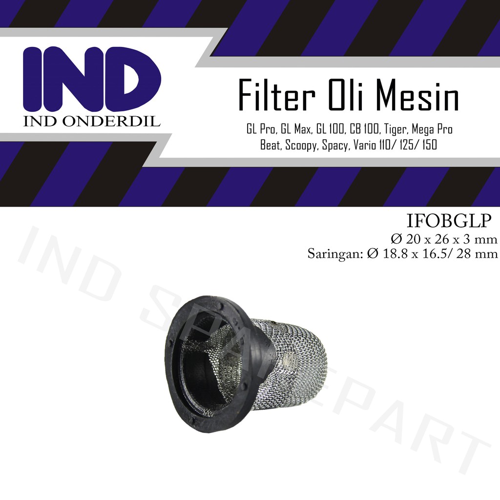 Filter-Saringan Oli Mesin Bawah Vario 110 Karbu-CBS-Techno-CW-FI-eSP