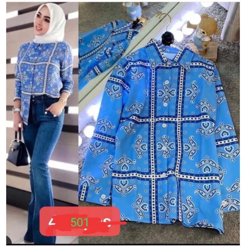 READY STOCK KEMEJA SILK BANGKOK PREMIUM IMPORT/TUNIK BANGKOK/KEMEJA ARTIS KEKINIAN/KEMEJA SELEBGRAM 