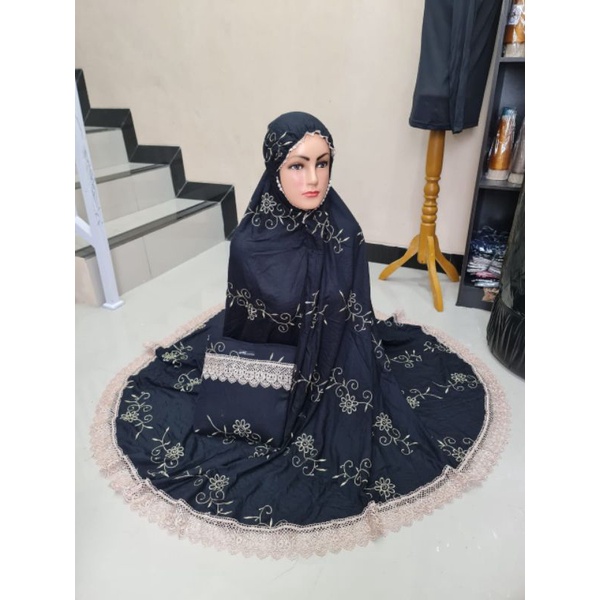 MUKENA DEWASA KATUN RAYON || FULL BORDIR PRADA