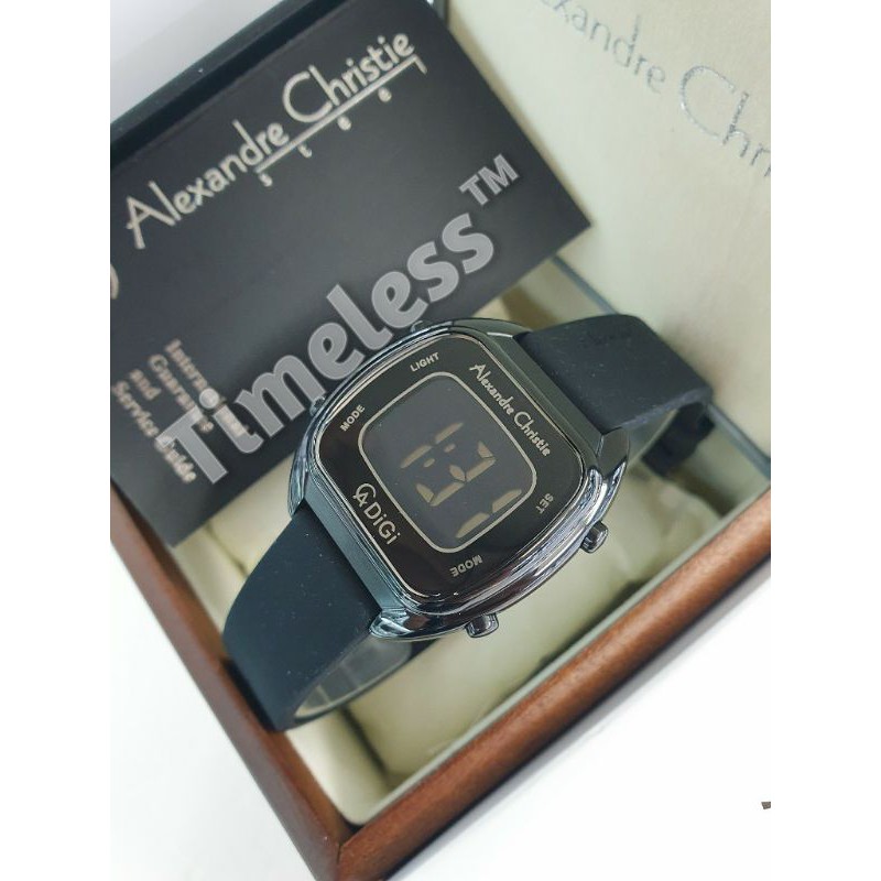 jam tangan wanita alexandre christie ac 9335 LH Black