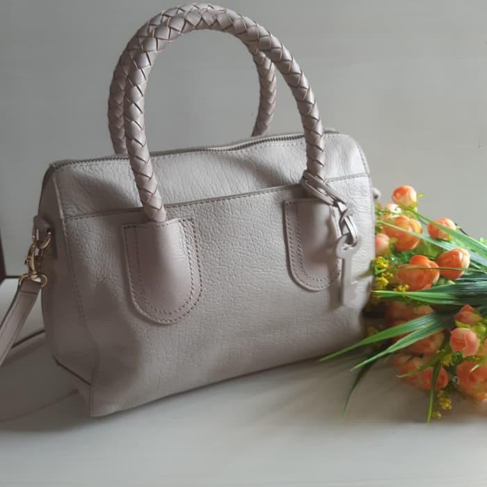 TAS FOSSIL ORIGINAL - FOSSIL SYDNEY SATCHEL - FOSSIL BAG ORI