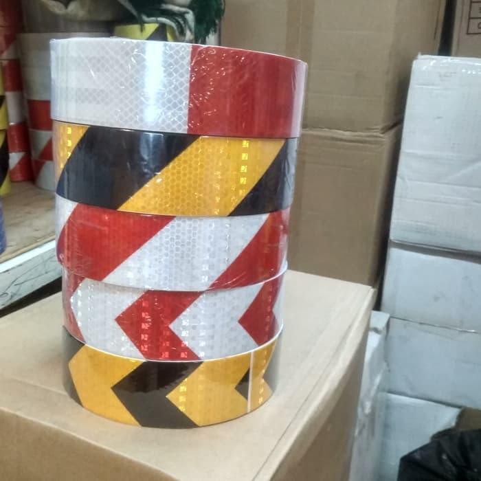 

scotlite/stiker reflektif cina 2" x 45 meter semua warna harga sama