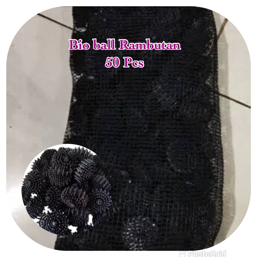 BIO BALL RAMBUTAN AQUARIUM 50 PCS / BIO BALL SPIKE DURI FILTER AQUARIUM