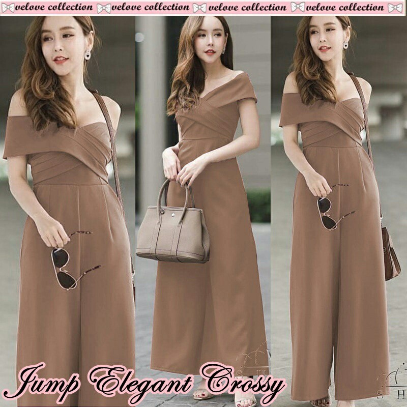 jumpsuit elegant beige