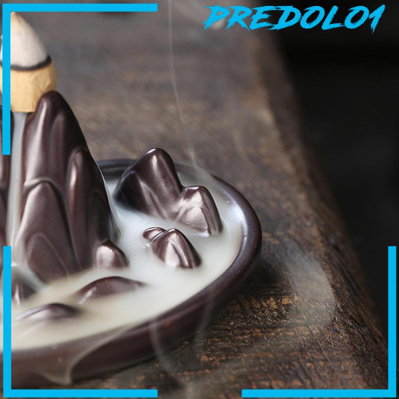 (Predolo1) Tempat Pembakar Dupa Backflow Bentuk Kerucut