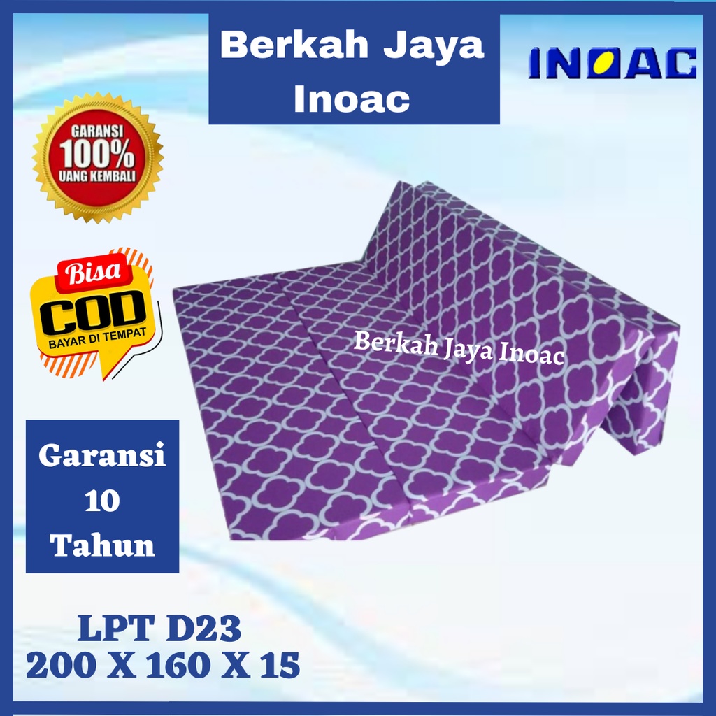 [200 x 160 x 15] Kasur Lipat Busa Inoac no 2 Tebal 15 cm / Kasur Lipat Inoac Murah Uk 200 x 160 x 15