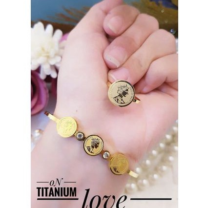 set gelang cincin koin y92933