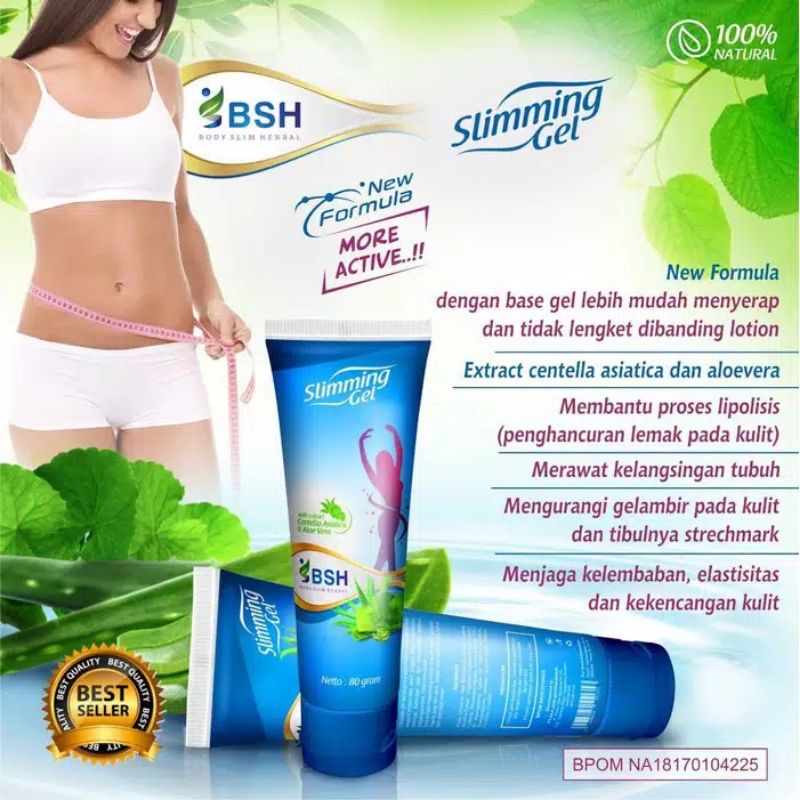 BSH Slimming Gel - Herbal Lotion Pelangsing