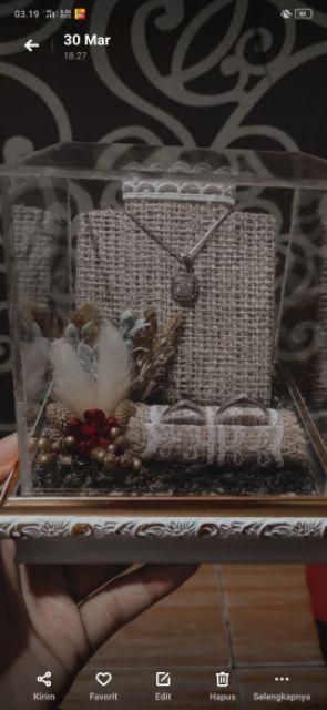 Display Set Perhiasan | Kotak Perhiasan | Display Mahar | Mahar Rustic