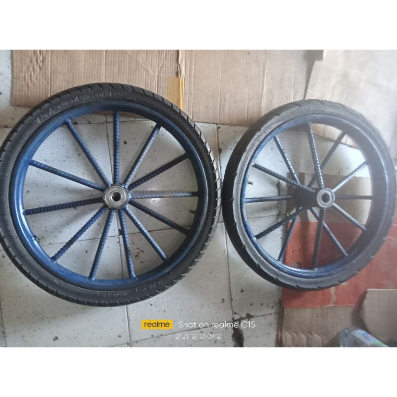 roda gerobak/roda gerobak 17 behel/roda gerobak