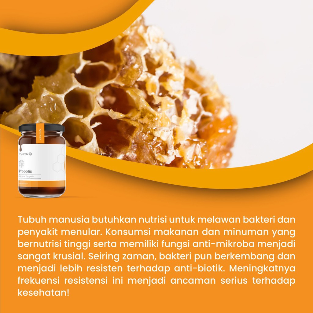 

Essenzo Propolis Honey (Kesehatan Tubuh) 250 gr