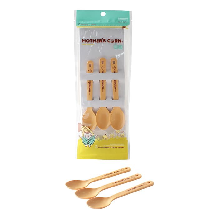 Makassar! Cutie Spoon Set / Sendok Bayi Mother's Corn