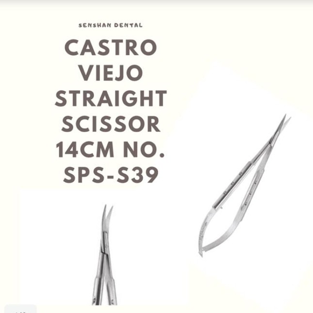

Gunting castroviejo lurus (castroviejo scissors straight)