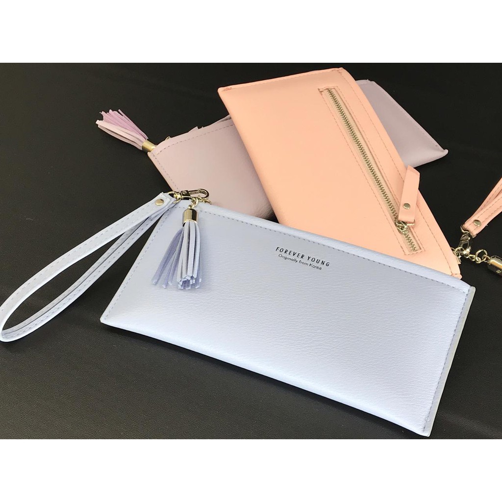 Dompet wanita dompet FOREVER-YOUNG dompet import korea dompet kulit dompet panjang dompet kartu