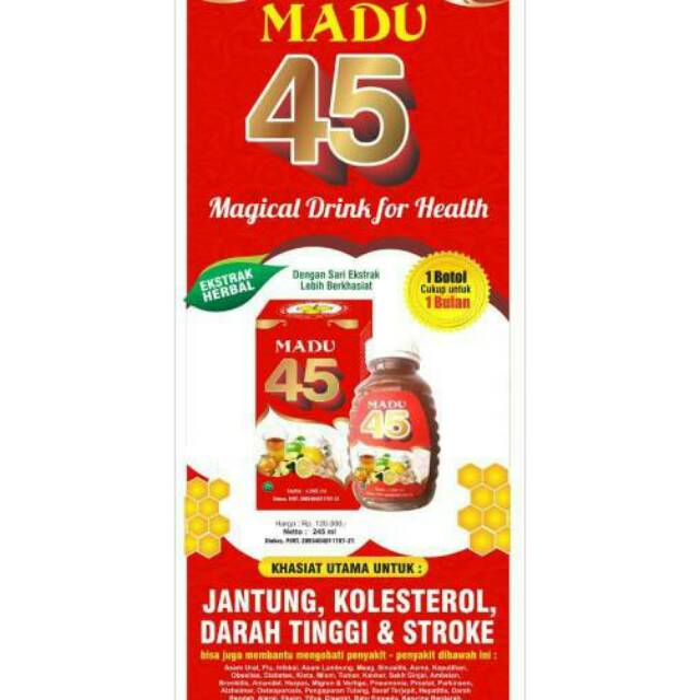

Madu Jantung Herbal asli Madu 45