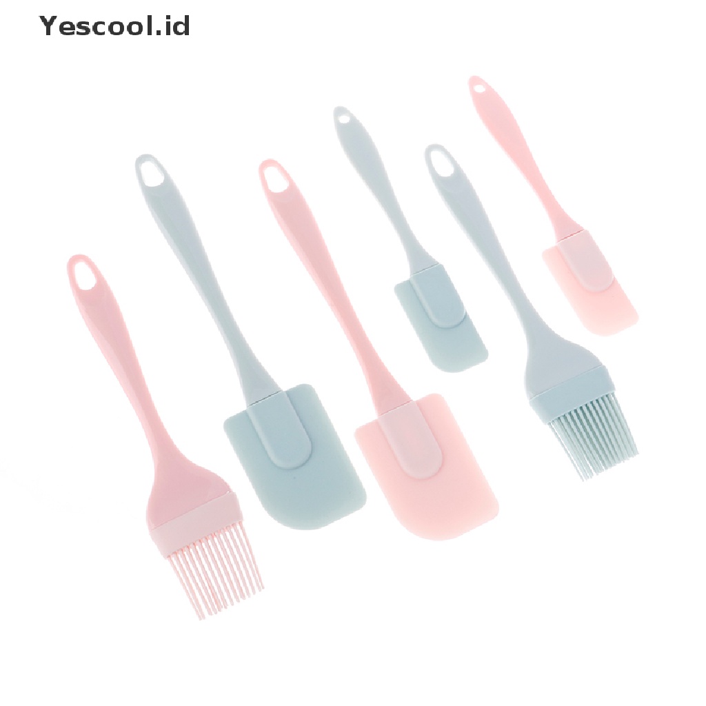 【Yescool】 1pc/3pcs Utensils Set Cooking Tools Silicone Kitchen Accessories Kitchen Spatula .