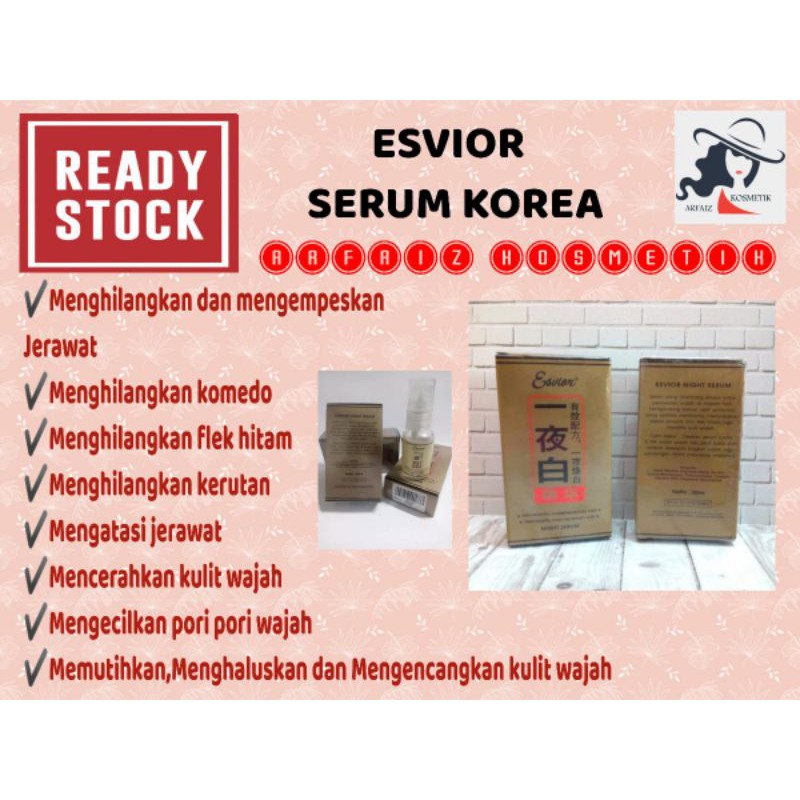 KOSMETIK - ESVIOR - SERUM KOREA BPOM