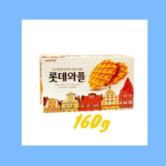 Korean Lotte Waffle Snack Cemilan Korea Import