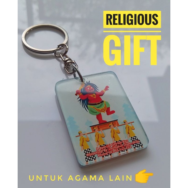 Gift Hadiah Based on Your Religion - Gantungan Kunci - Keychain