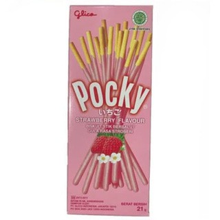 GLICO POCKY STICK WAFER 22GR / STICK BISKUIT BERSALUT KRIM LEZAT