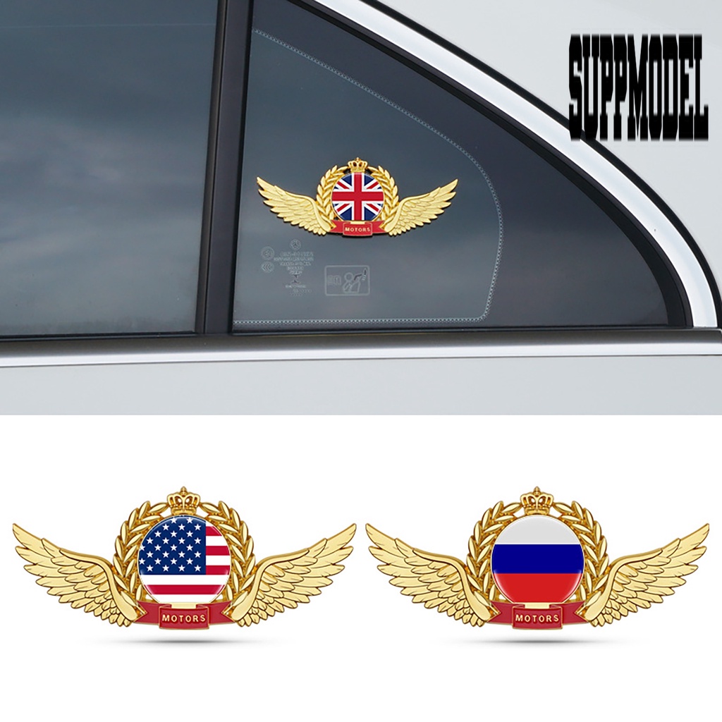 Stiker Emblem 3D Bahan Zinc Alloy Anti Gores Untuk Mobil