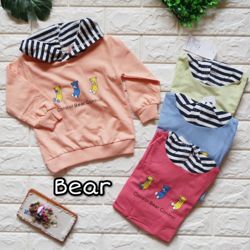 Jaket Sweater Hoodie Import anak perempuan laki-laki bayi- 3 Tahun