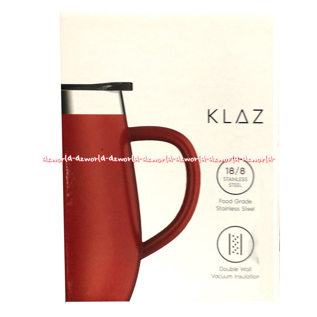 Klaz Vacuum Mug 350ml Gelas Cangkir Dengan Menahan Suhu Tahan Lama