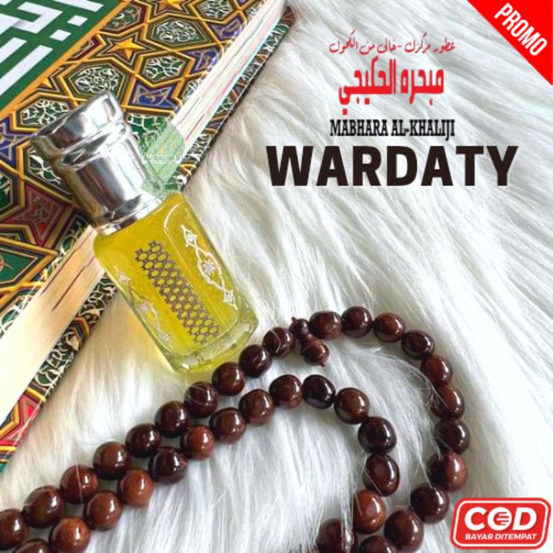 Parfum Arab/Minyak Wangi Sholat/Wardaty/Asli Murni Non Alkohol/Mabhara Al Khaliji