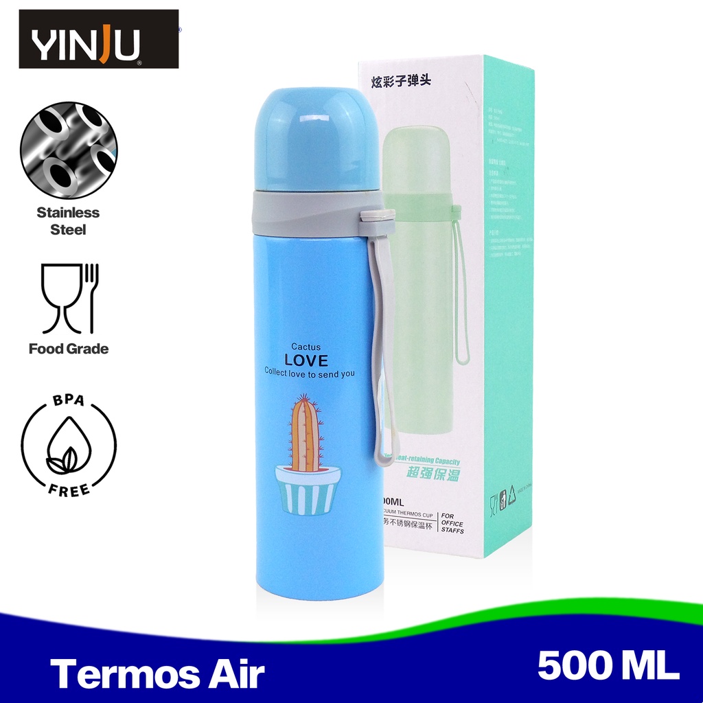 Jual YINJU Termos Stainless Steel 500 ML Air Panas Tahan Lama Besi