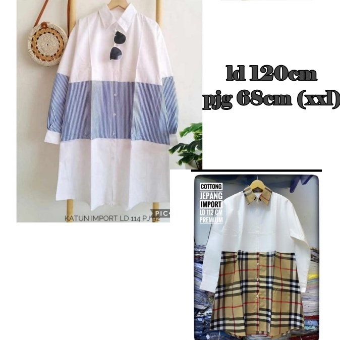 TUNIK KATUN WANITA/TUNIK KATUN IMPORT