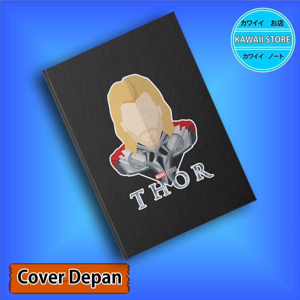 

Notebook / Pocket book Hard Cover Marvel CHARACTER THOR uk A5 & A6 / Notes Book