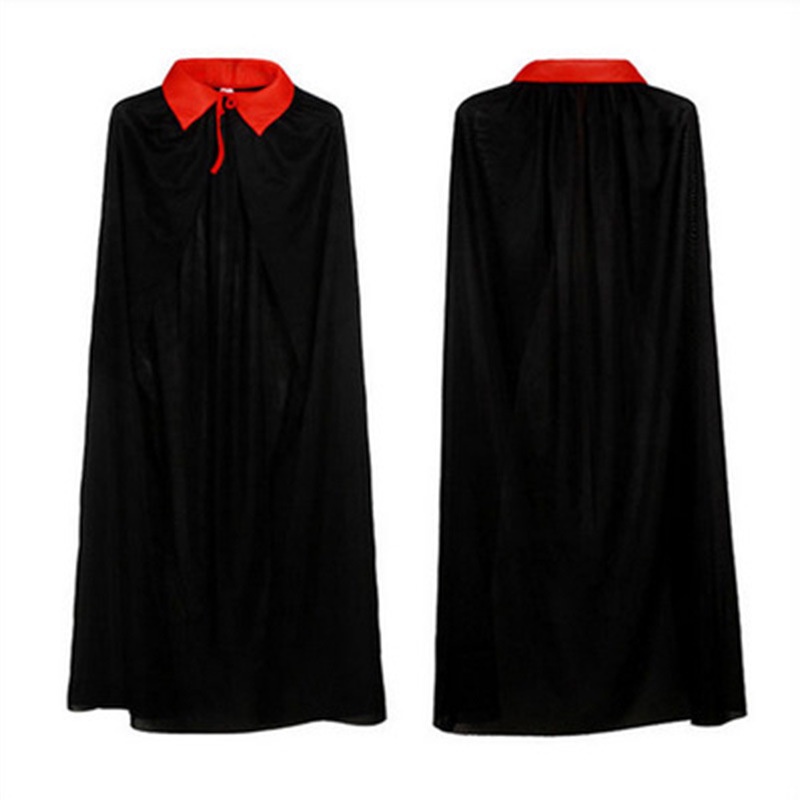 JB-01 jubah hitam halloween death reaper satan iblis vampir dracula cloak