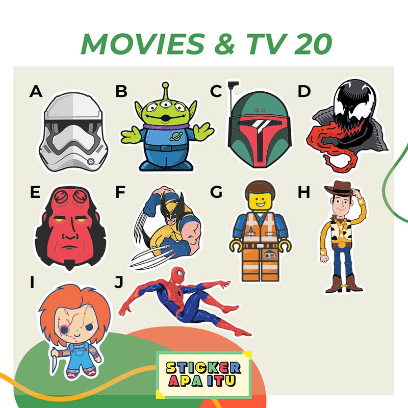 

Sticker Single Movies 20