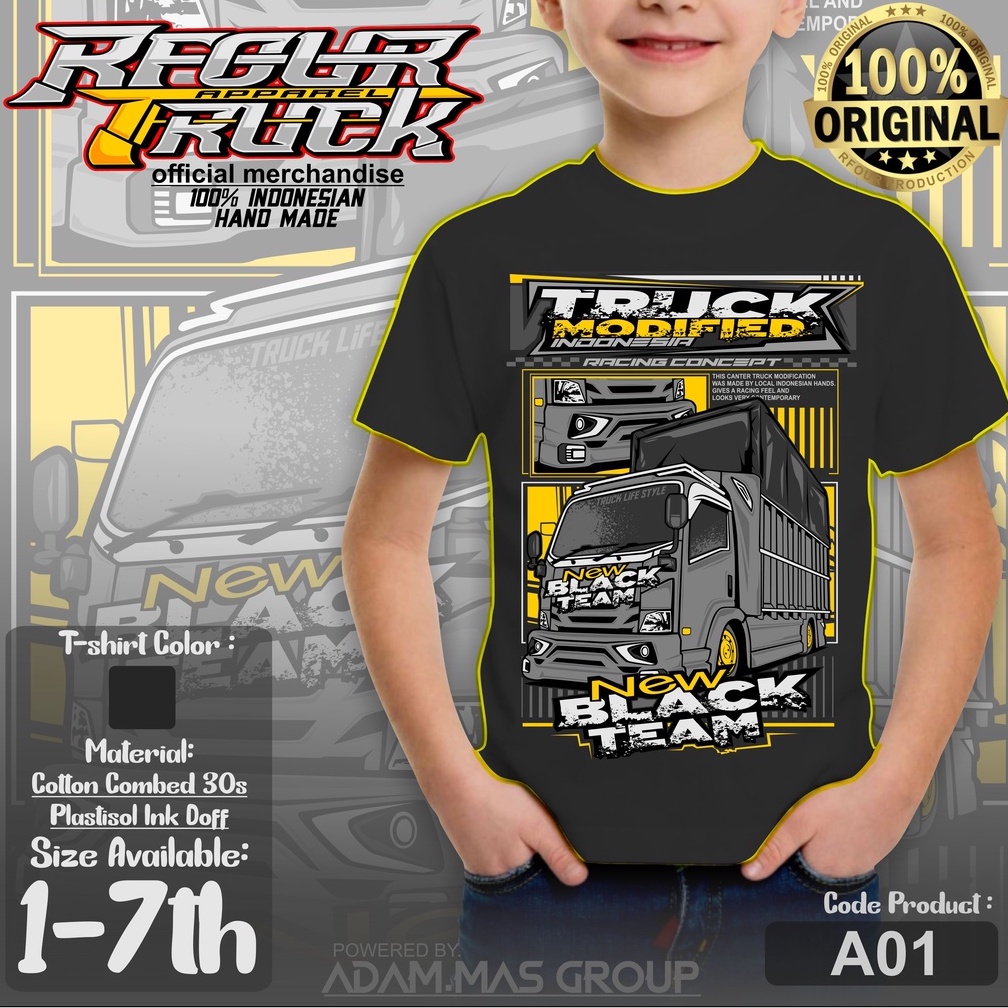 KAOS TRUCK OLENG ANAK NEW BLACK TEAM KAOS ANAK GAMBAR TRUK BLACK TEAM KAOS TRUCK NEW BLACK TEAM ANAK LAKI LAKI USIA 2-7 TAHUN KAOS TRUCK MANIA ANAK BAJU KAOS TRUK ANAK TERBARU