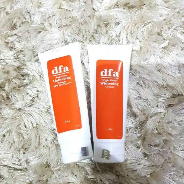DFA body day lightening dan night cream whitening hand body
