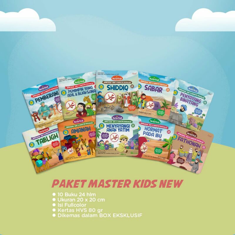 Jual Masterkids ( Meneladani Sifat Dan Karakter Rasulullah For Kids ...