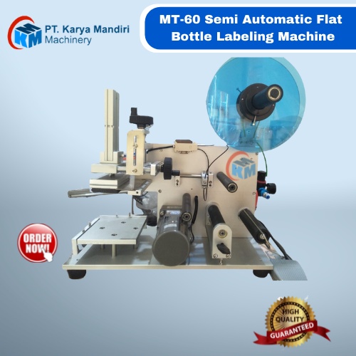 MT-60 Mesin Labeling Stiker Botol Flat