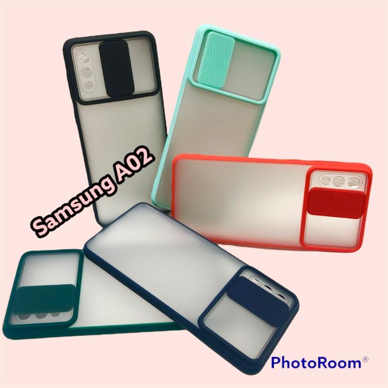 case sliding samsung A02/case sliding penutup kamera
