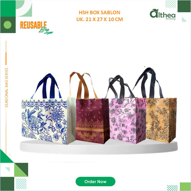 

ALTHEA Tas Goodiebag Murah | Tas Souvenir Tas Box Kue | Goodie Bag Tas Brownies 21x27x10