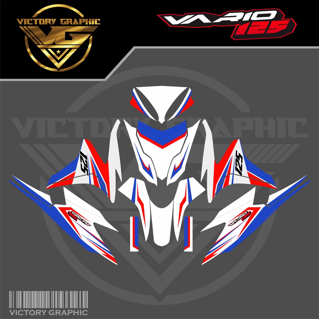 Jual STIKER MOTOR VARIO 125 DECAL VARIO 125 STICKER HONDA VARIO