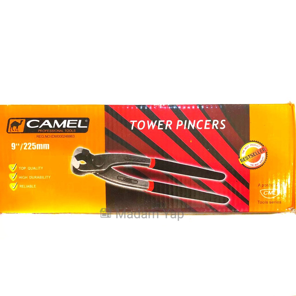 Tang Gegep Catut Potong Kakatua 9&quot; Inch Gagang Karet Kawat Camel