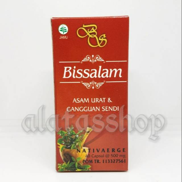 

kapsul BISSALAM kapsul herbal asam urat dan gangguan sendi isi 40 kpsl