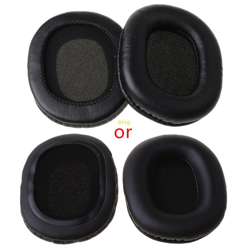 btsg 2PCS Earphone Ear Pad Earpads Sponge Cover Soft Foam Cushion Replacement for ATH-M40X ATH-M50X Professional Studio Heaphone