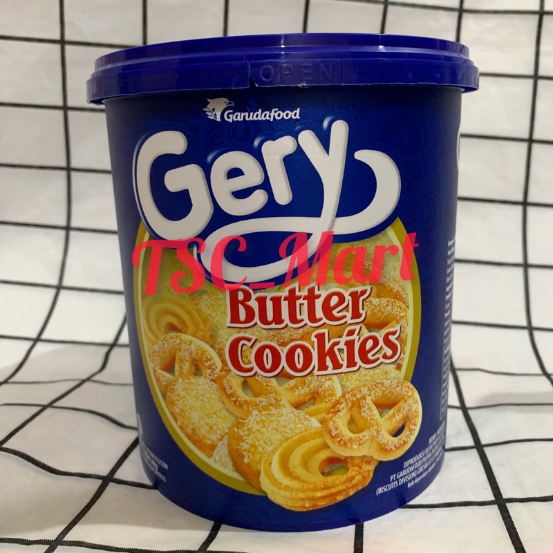 Gery Butter Cookies 300gr / Gery / Butter Cookies / Kaleng / Biskuit / Kogen / Butter / Cookies / Ce