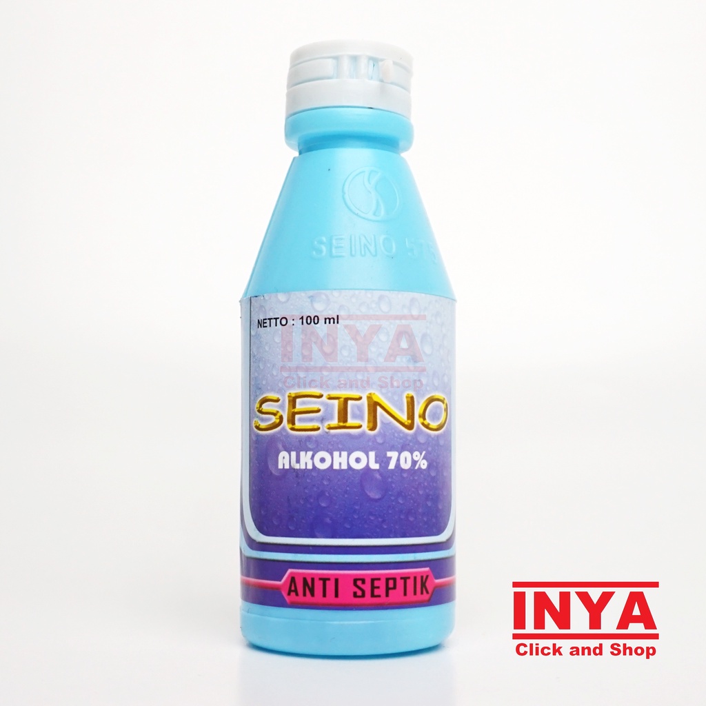 SEINO ALKOHOL 70% ANTI SEPTIK 100ml - Alcohol Antiseptic P3K