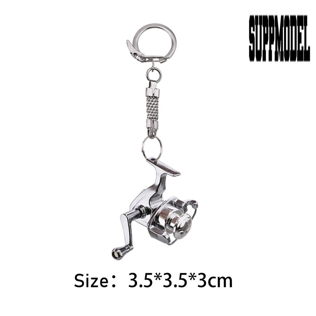 Suppmodel Gantungan Kunci Bentuk Drum Reel Mini Bahan Alloy