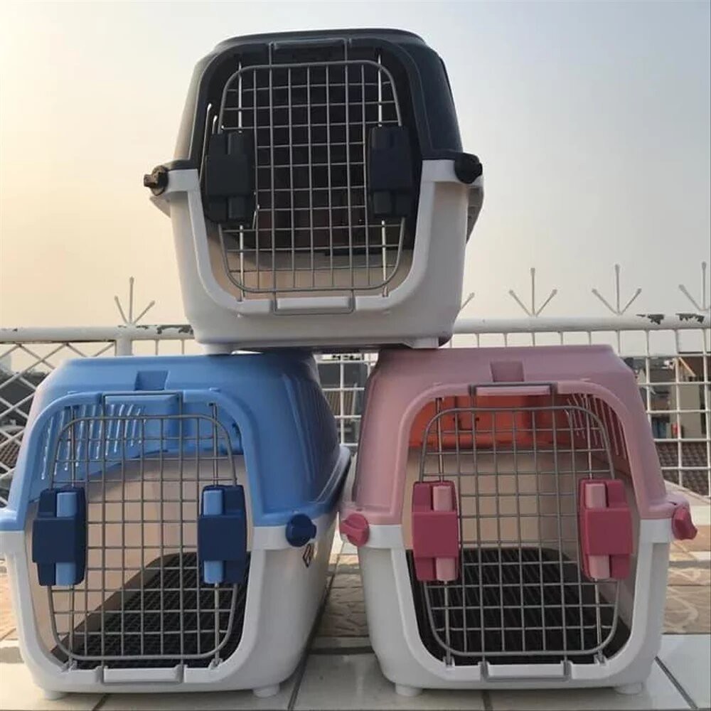 Pet Cargo Kucing Anjing Musang Dayang Ukuran Size M Travel Carrier 087 Petcargo Kennel Box Kennelbox