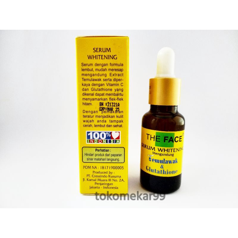 SERUM THE FACE TEMULAWAK 20ML BPOM ORIGINAL