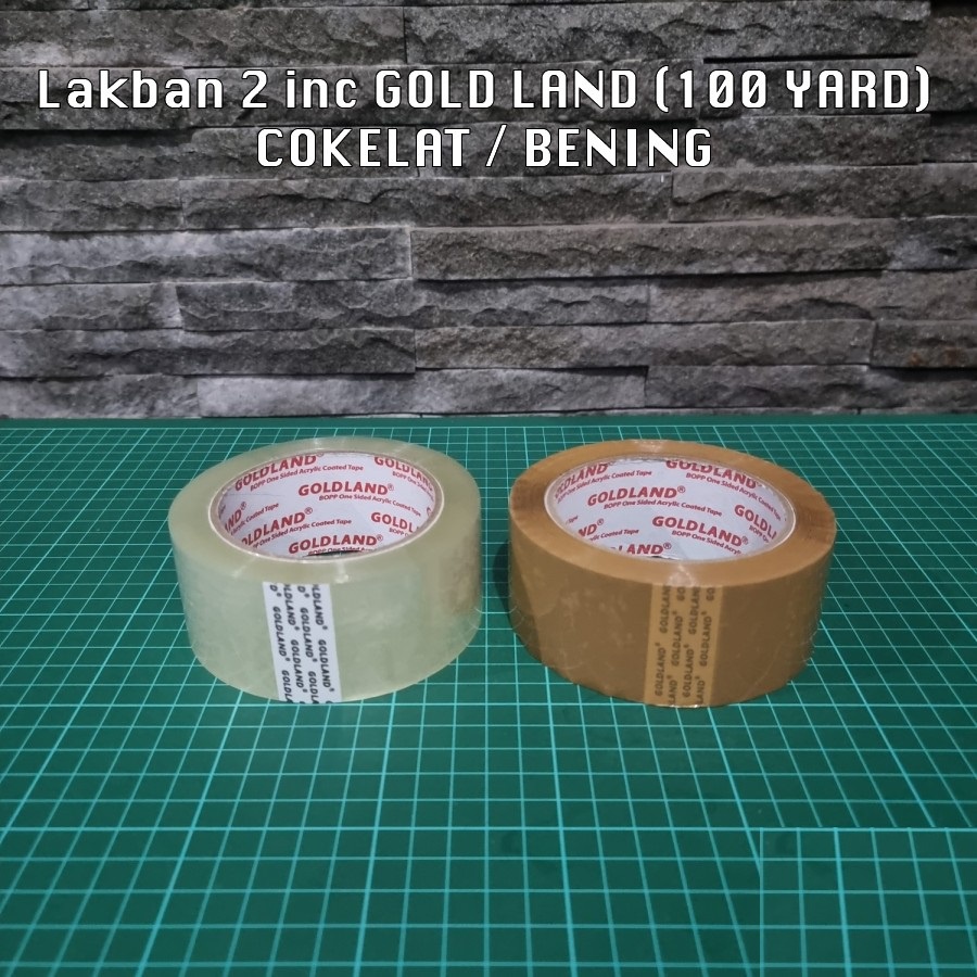 

Lakban Bening & coklat 45mm x 100 yard