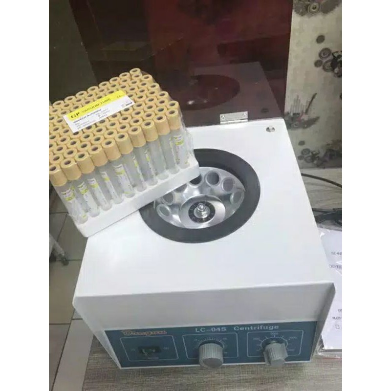 Mesin Centrifuge 12 Hole Dermatology untuk PRP Free Tabung 100 pcs